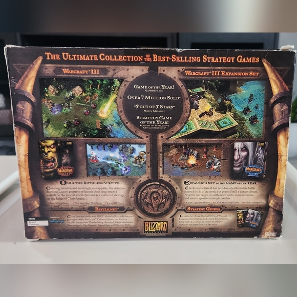 WarCraft 3 & Expansion CIB PC game - Picture 2 of 5